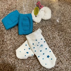 American Girl Doll Socks, shoes, knee pads